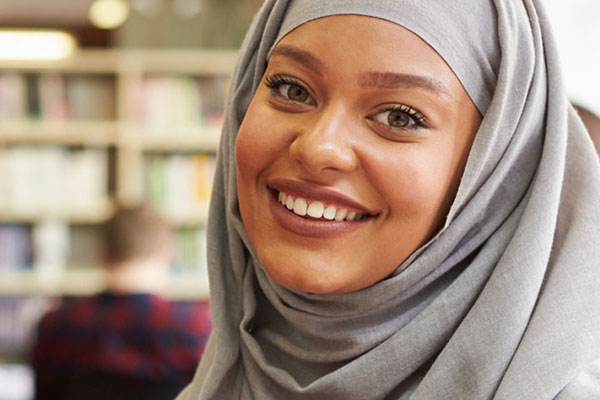 Woman Smiling at Camera